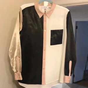 Calvin Klein polyester dress shirt